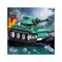 Cada 313 Uds RC militar Tigre 1 tanques de construcción bloques Compatible técnica WW2 mundo Ejército alemán ladrillos juguet...