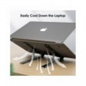 LINGCHEN, soporte para portátil para MacBook Pro Air Notebook, soporte plegable de aleación de aluminio para portátil, soport...
