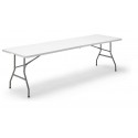 Mesa Plegable 240 cm Blanco Mesas
