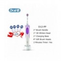 Oral B cepillo de dientes eléctrico 2D cepillo de dientes giratorio limpio recargable cepillo de dientes dos cabezas de cepillo 