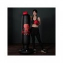 Saco de boxeo de 160cm con soporte libre, para entrenamiento de boxeo, Muay Thai, alivio de presión, bolsa de arena con bomba de