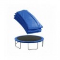 Cubierta protectora lateral Universal para cama elástica, almohadilla de seguridad de repuesto, cubierta de resorte azul de PVC,