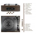 Tocadisco Bluetooth LP&No.1 Dark Wood Tocadiscos y Tornamesas