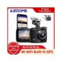 Cámara de salpicadero AZDOME GS63H 4K GPS integrado velocidad coordenadas WiFi DVR lente Dual cámara de salpicadero era visió...