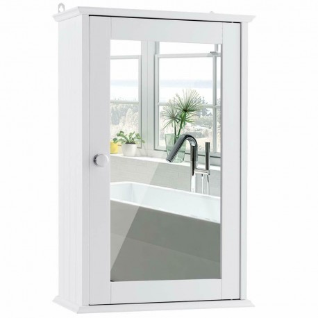 Gabinete de baño blanco. Mueble para Baño.