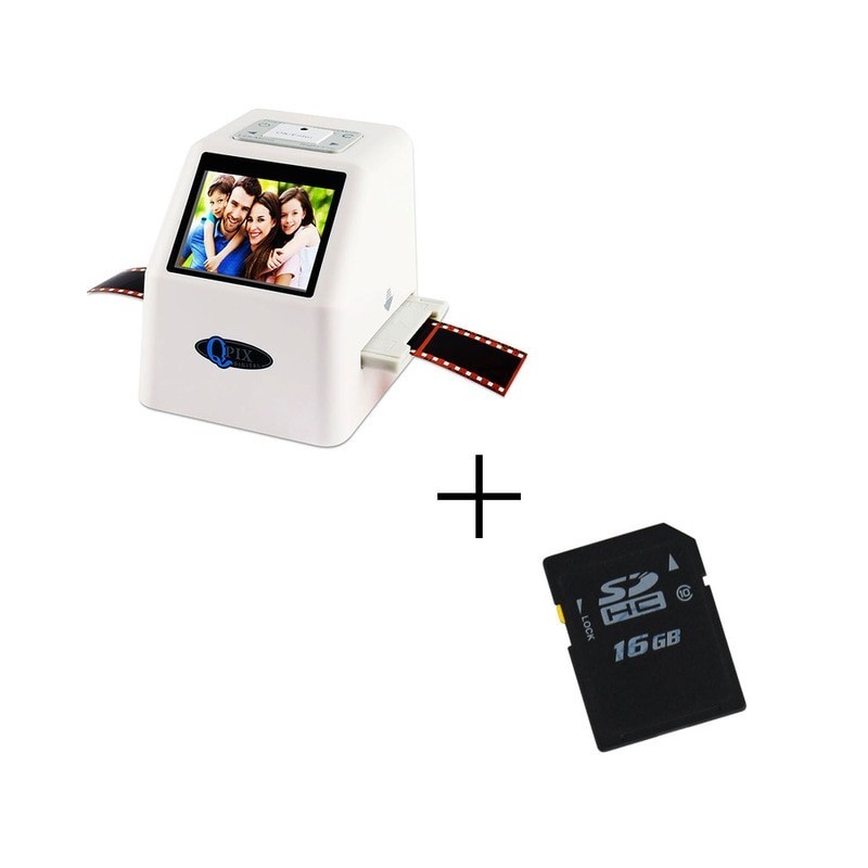De alta resolución 22 MP 110 135 126KPK Super 8 negativo escáner de diapositivas de 35mm escáner de película de cine Digital con