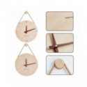 Reloj de pared nórdico de madera 3D, cronógrafo Digital de diseño moderno, para decoración del hogar y pared de salón, regalos d