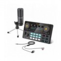 MAONO CASTER LITE-AM200-S1 mezclador de micrófono todo en uno, tarjeta de sonido, interfaz de Audio con condensador, micrófon...