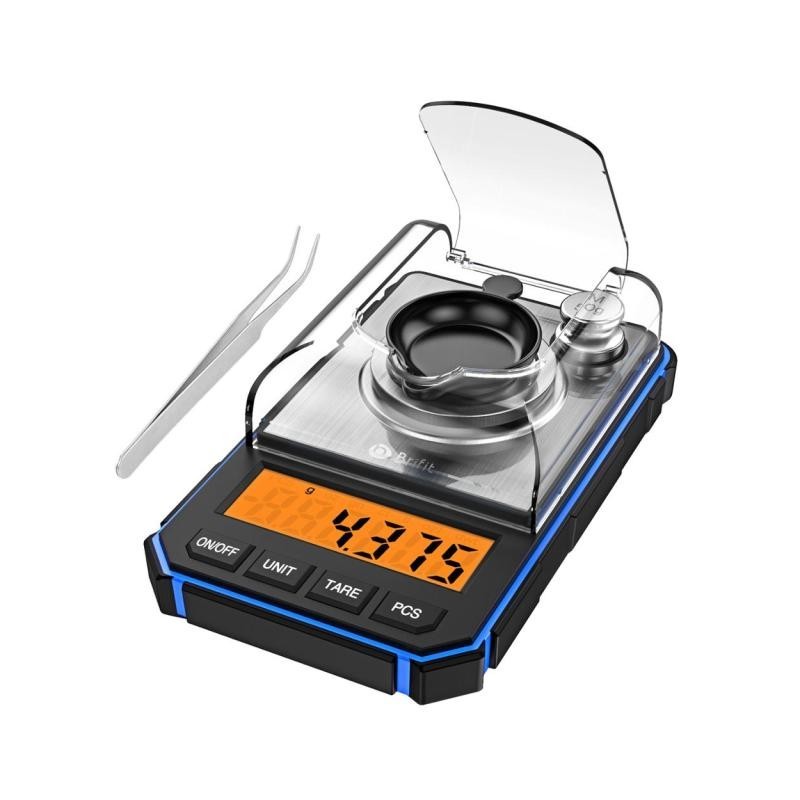 0.001g balanza Digital electrónica portátil Mini escala de precisión profesional de bolsillo escala miligramo 50g pesos de ca...