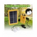 Panel de luz Solar de litio, Kit de generador Solar de energía, sistema pequeño para el hogar, Bombilla de 3 LED, luz de alto...