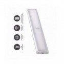 ZMJUJA-Lámpara de armario recargable por USB, con sensor de movimiento, PIR, luz LED para debajo del armario, iluminación por...