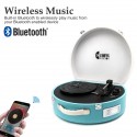 Tocadisco Bluetooth VMO 017 Celeste Tocadiscos y Tornamesas