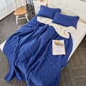 Quilt Velvet Termico Sherpa Azul KING Cubrecamas y Quilts