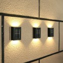 Aplique de pared solar 2 led Iluminación