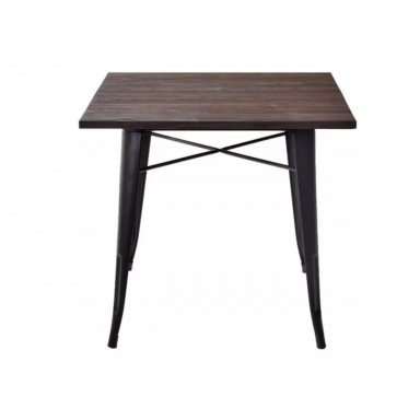 Mesa cuadrada pequeña plegable para espacio pequeño, escritorio portátil  para niños, mesa de noche de madera de goma simple color natural para  jardín