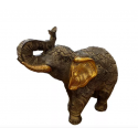 Figura elefante decorativo dorado Decoración