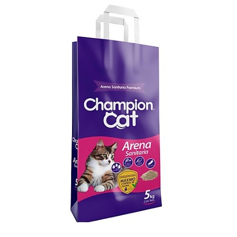 Arena Sanitaria Champion Cat 5 Kgrs Gatos
